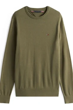 Sale Tommy Hilfiger Trui Essential Ssnl Cotton Battle Green
