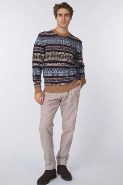 Trui Gifting Wool Blend Fairisle C Nk-Tommy Hilfiger New