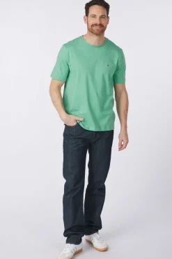 Online Tommy Hilfiger T-Shirt Ess Seasonal Reg Fit Solid Denim / Jeans/Dark Blue (Jeans)