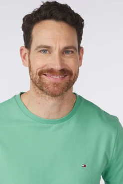 Online Tommy Hilfiger T-Shirt Ess Seasonal Reg Fit Solid Denim / Jeans/Dark Blue (Jeans)