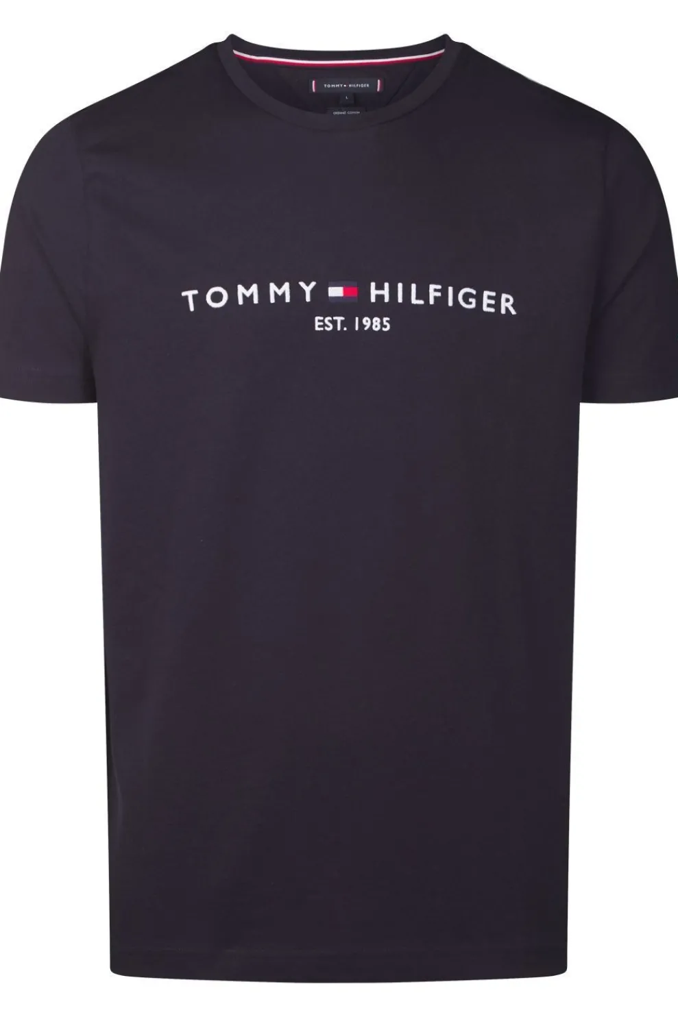 Discount Tommy Hilfiger T-Shirt Tommy Logo Dark Blue (Jeans)