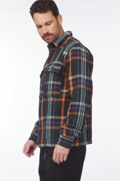Fashion Topo Designs Hemd Mountain Shirt Jacket Black Multi Plaid