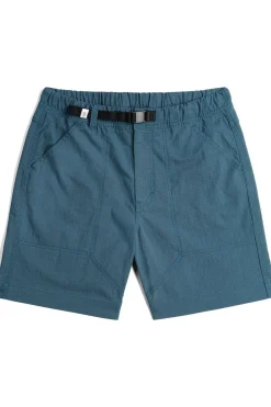 Clearance Topo Designs Short Mountain Ripstop Pond Blue