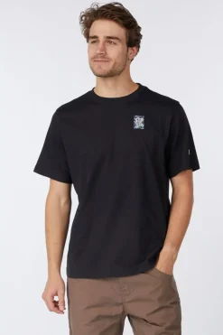 Clearance Topo Designs T-Shirt Topo Dry Lake Tee S/S M Black