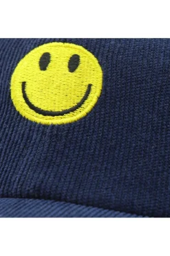Fashion Tumble 'n Dry Pet Corduroy Smiley Cap Peacoat