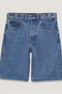 Best Vans Short By Check-5 Baggy Denim Short Stonewash/Blue