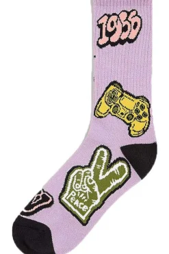 Sale Vans Sokken Faster Crew Lavender Mist