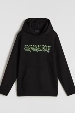 Hot Vans Trui Night Watchers Loose Pullover Black