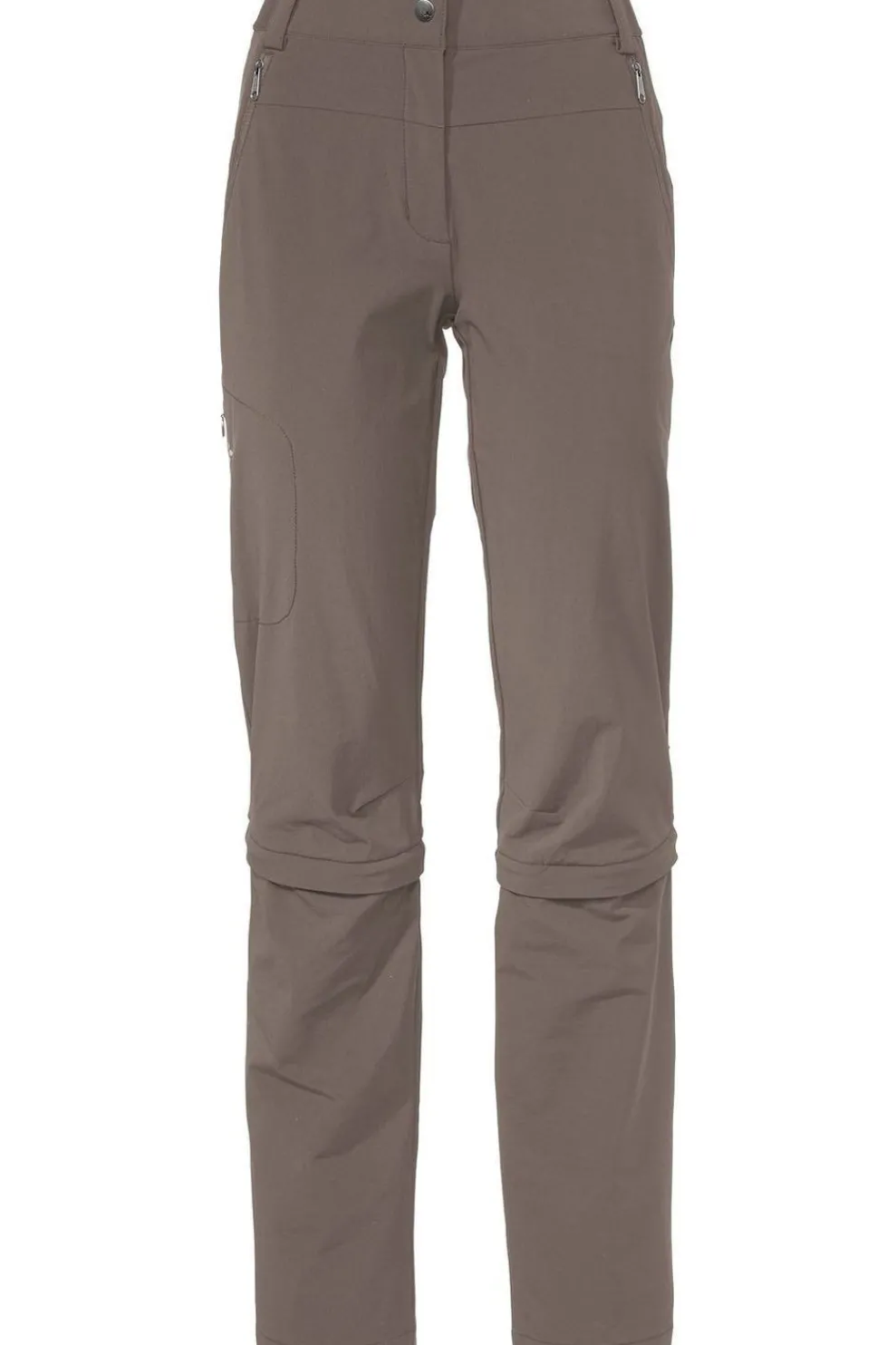 Sale Vaude Afritsbroek Women'S Farley Stretch Capri T-Zip III Coconut