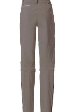 Sale Vaude Afritsbroek Women'S Farley Stretch Capri T-Zip III Coconut