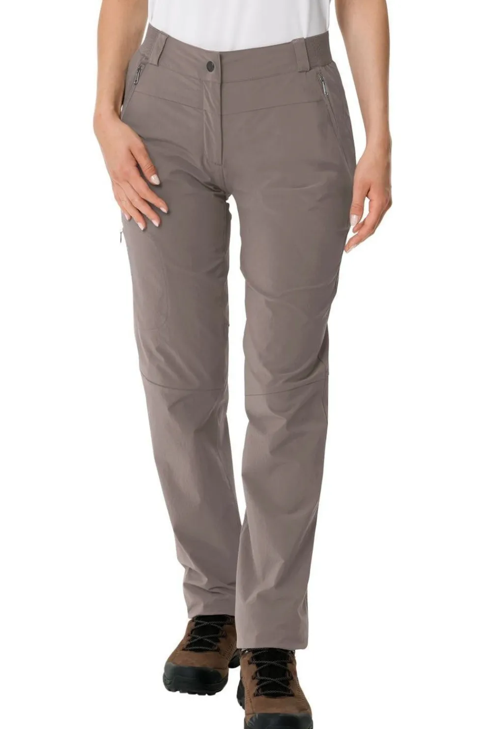 Hot Vaude Afritsbroek Women's Farley Stretch III Coconut