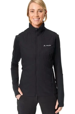 Outlet Vaude Bodywarmer Women'S Sesvenna Vest Iv Black