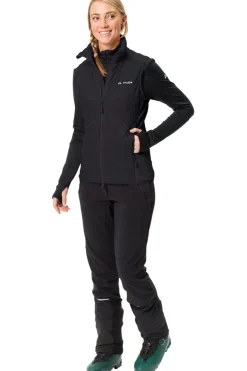 Outlet Vaude Bodywarmer Women'S Sesvenna Vest Iv Black