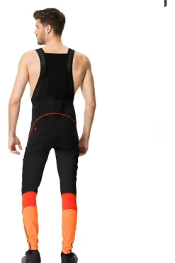 Outlet Vaude Fietsbroek Kuro Warm Bib Tights black/orange