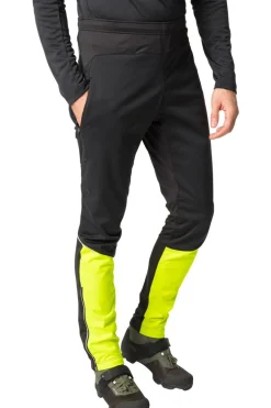 Discount Vaude Fietsbroek Men'S Wintry Pants V black/yellow