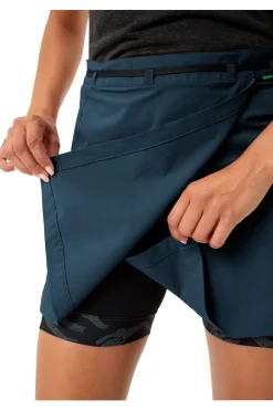 Best Vaude Fietsbroek Tremalzo Skirt IV blue