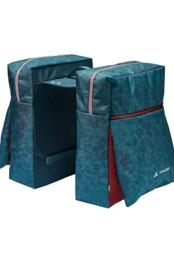 Discount Vaude Fietstas Achter Twinzipper Dark Petrol