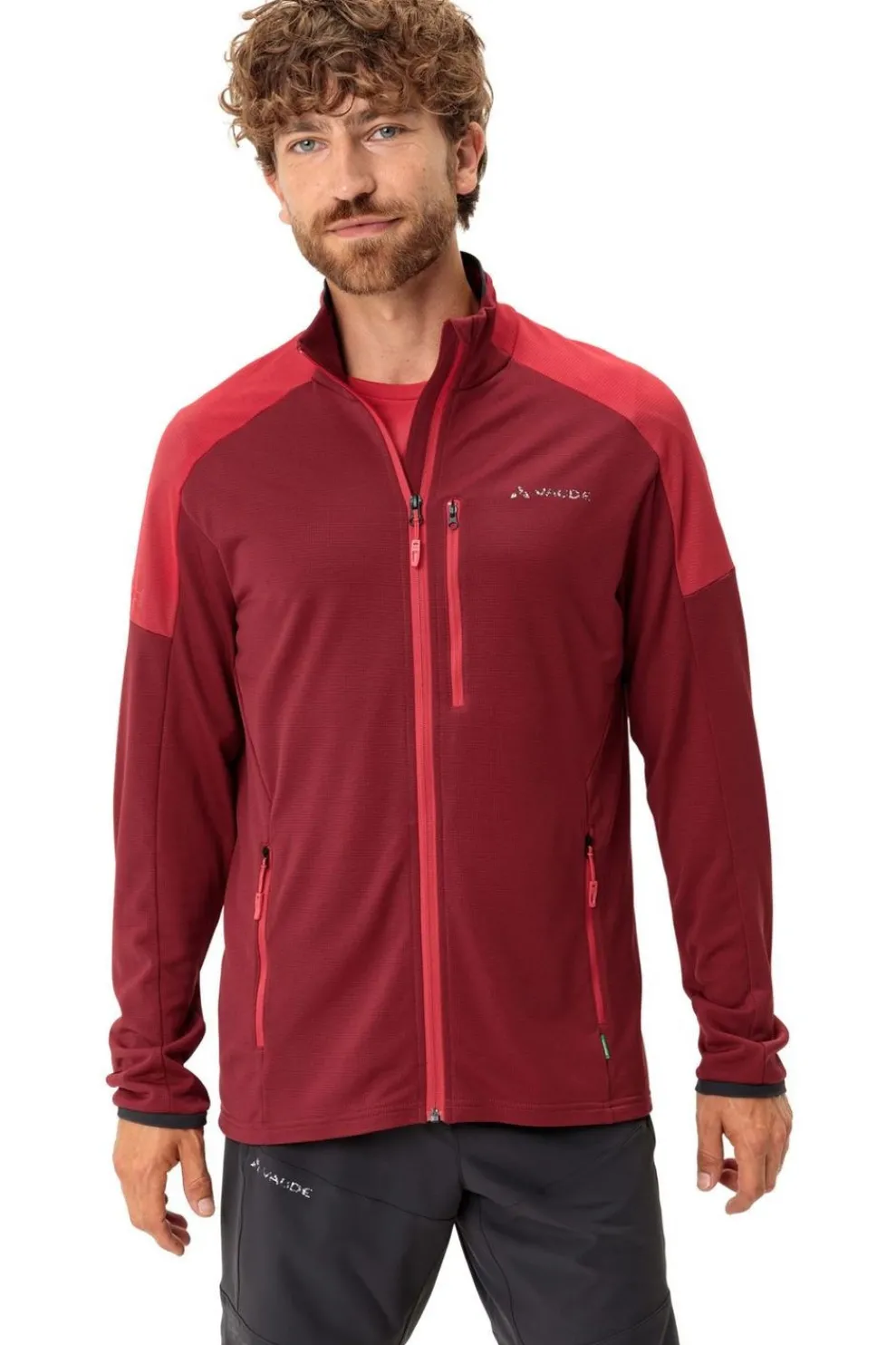Hot Vaude Fleece Men'S Elope Fleece Jacket Ii Carmine