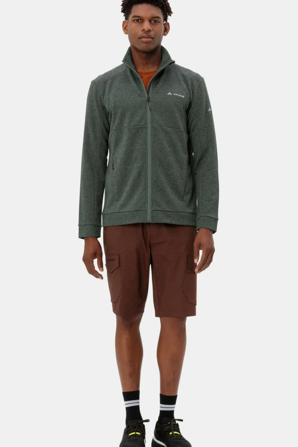 New Vaude Fleece Men'S Neyland Hiking Sc Jacket Agave