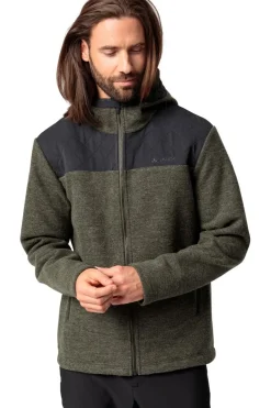 Fashion Vaude Fleece Men'S Tinshan Hoodie Khaki