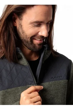 Fashion Vaude Fleece Men'S Tinshan Hoodie Khaki