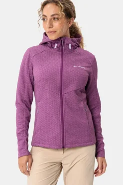Sale Vaude Fleece Women'S Skomer Hiking Hoody Magenta