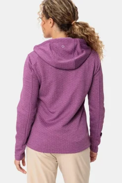 Sale Vaude Fleece Women'S Skomer Hiking Hoody Magenta