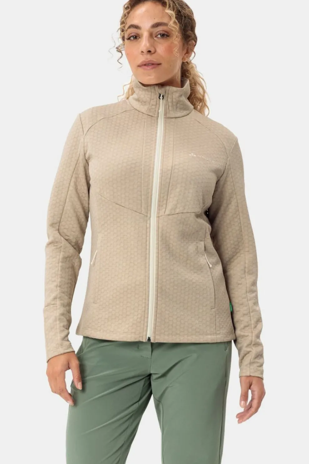 Hot Vaude Fleece Women'S Skomer Hiking Sc Jacket Linen