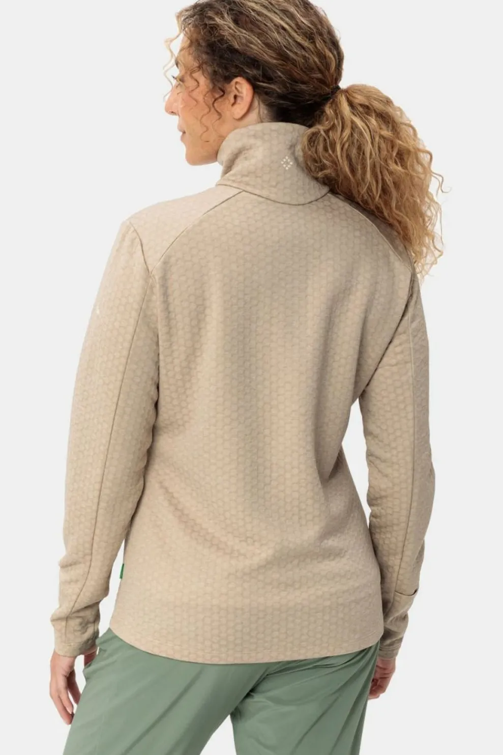 Hot Vaude Fleece Women'S Skomer Hiking Sc Jacket Linen