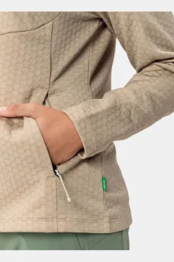 Hot Vaude Fleece Women'S Skomer Hiking Sc Jacket Linen