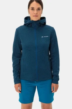 Outlet Vaude Fleece Women'S Skomer Hiking Hoody Dark Sea