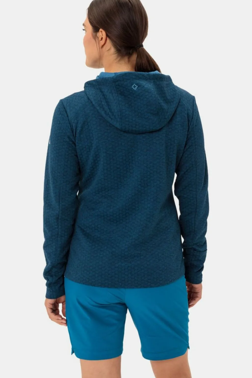 Outlet Vaude Fleece Women'S Skomer Hiking Hoody Dark Sea