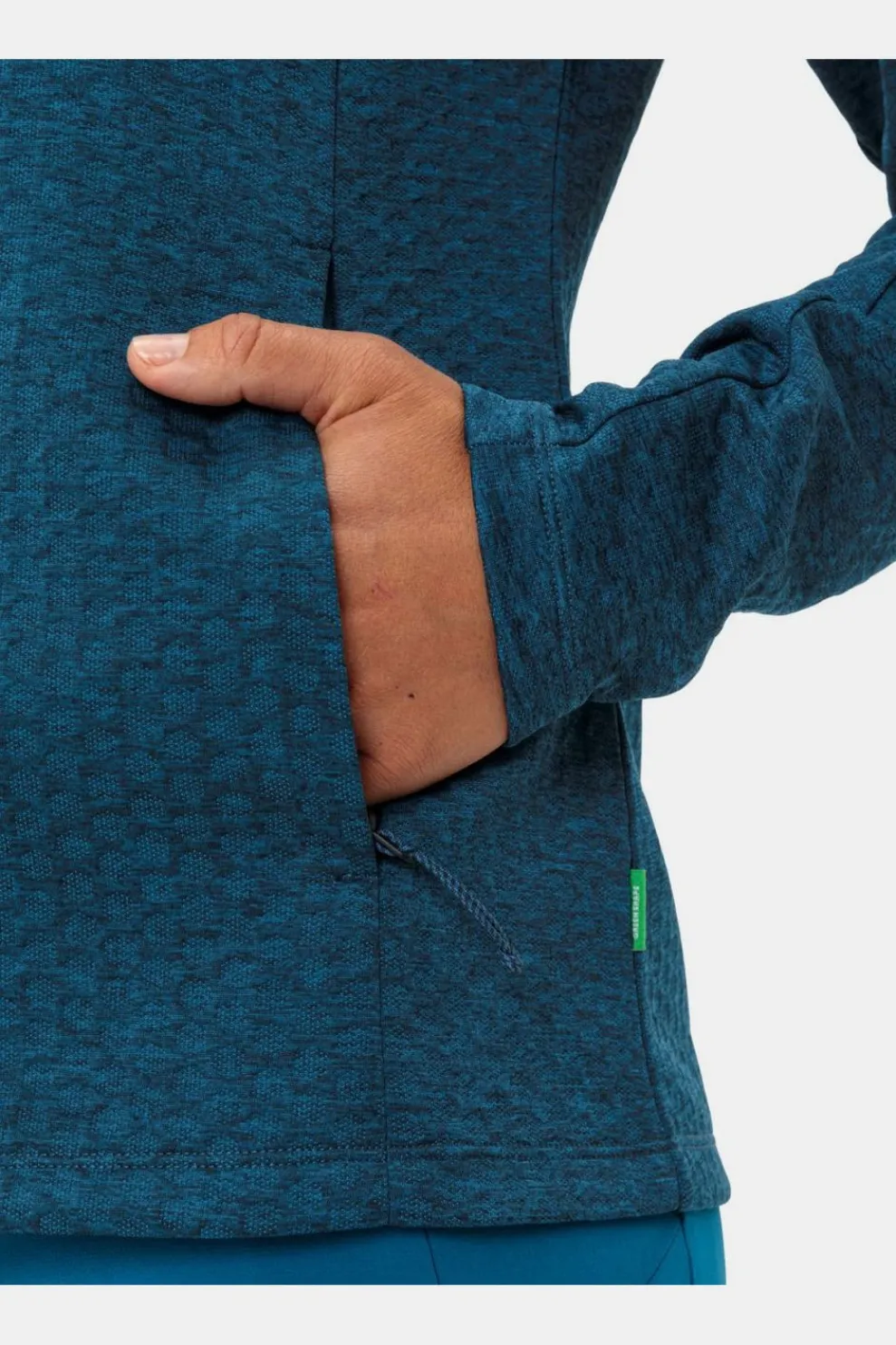 Outlet Vaude Fleece Women'S Skomer Hiking Hoody Dark Sea