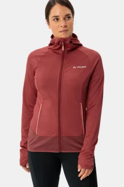 New Vaude Fleece Women'S Tekoa  II mid red