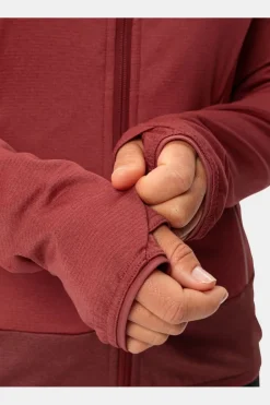 New Vaude Fleece Women'S Tekoa  II mid red