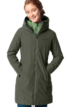 Sale Vaude 3-in-1 Jas Women'S Annecy III Khaki