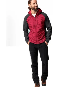 New Vaude Jas Men'S Elope Hybrid Dark Indian Red