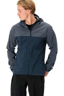 Clearance Vaude Men'S Moab Rain Jacket mid grey