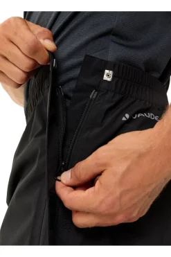 Discount Vaude Regenbroek Men'S Yaras Rain Zip Pants Iv black
