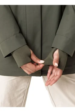 Fashion Vaude Regenjas Women'S Coreway Parka mid khaki