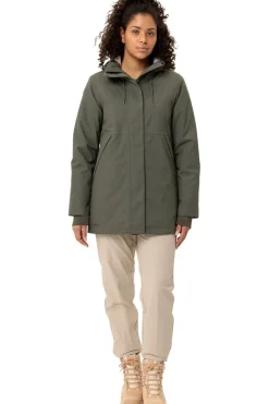 Fashion Vaude Regenjas Women'S Coreway Parka mid khaki
