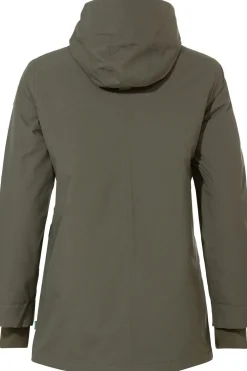 Fashion Vaude Regenjas Women'S Coreway Parka mid khaki