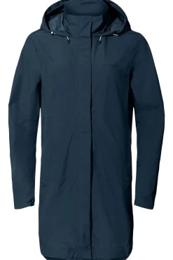 Sale Vaude Regenjas Women's Mineo 2.5L Coat Dark Sea