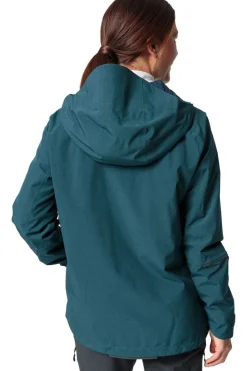 Online Vaude Regenjas Yaras Warm Rain Jacket dark green