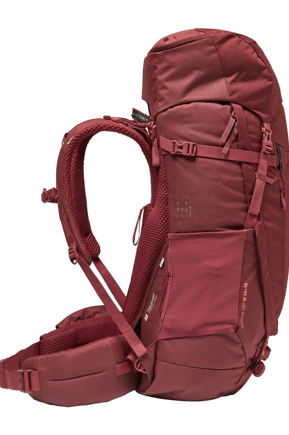 Online Vaude Rugzak Women's Astrum Evo 55+10 Dark Cherry