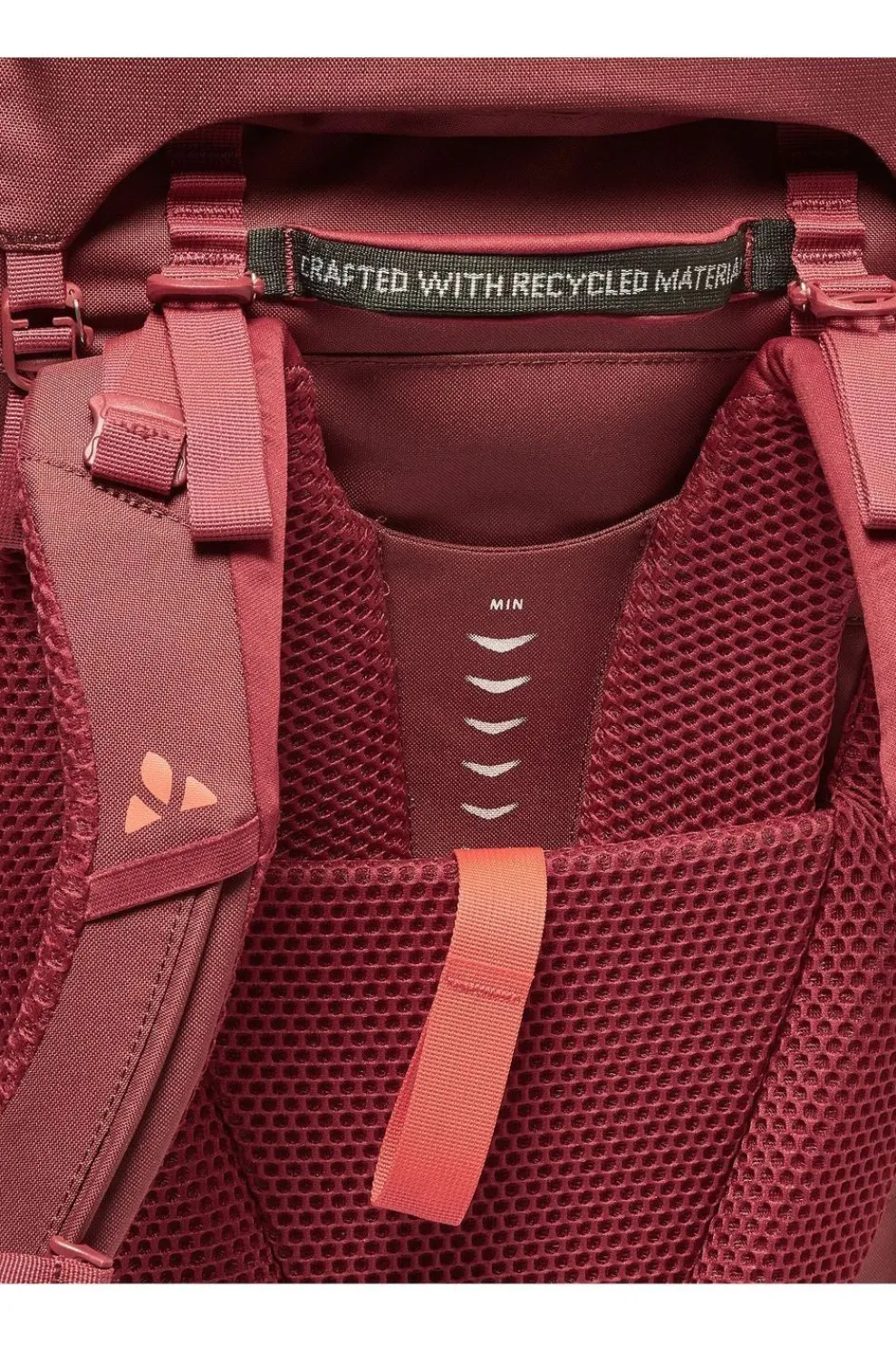 Online Vaude Rugzak Women's Astrum Evo 55+10 Dark Cherry