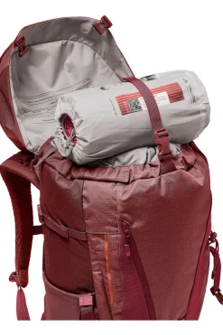 Outlet Vaude Tourpack Women's Asymmetric 38+8 Dark Cherry
