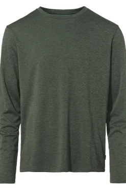 Sale Vaude T-Shirt Essential Ls Tee Olive Green