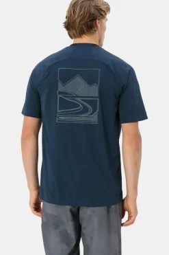 Sale Vaude T-Shirt Men'S Loamer Shirt dark blue