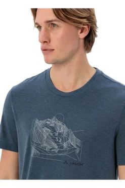 Hot Vaude T-Shirt Men'S Tekoa Iii Dark Blue/Dark Blue